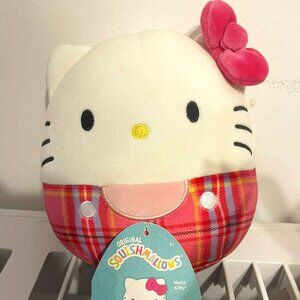 Squishmallow Plaid Kitty 8" Plush Toy